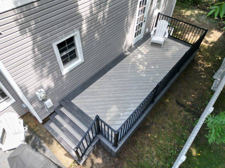 Custom deck built by DreamDecks in Northeast Ohio