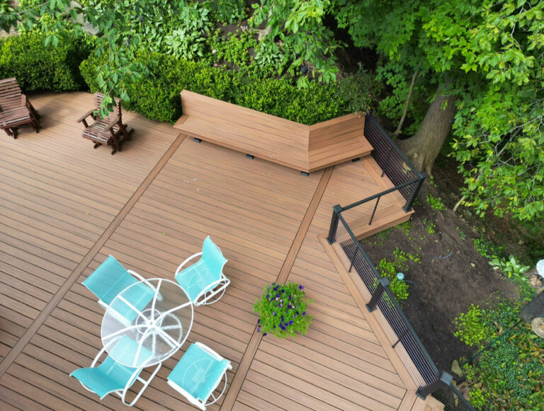 Custom deck built by DreamDecks in Northeast Ohio