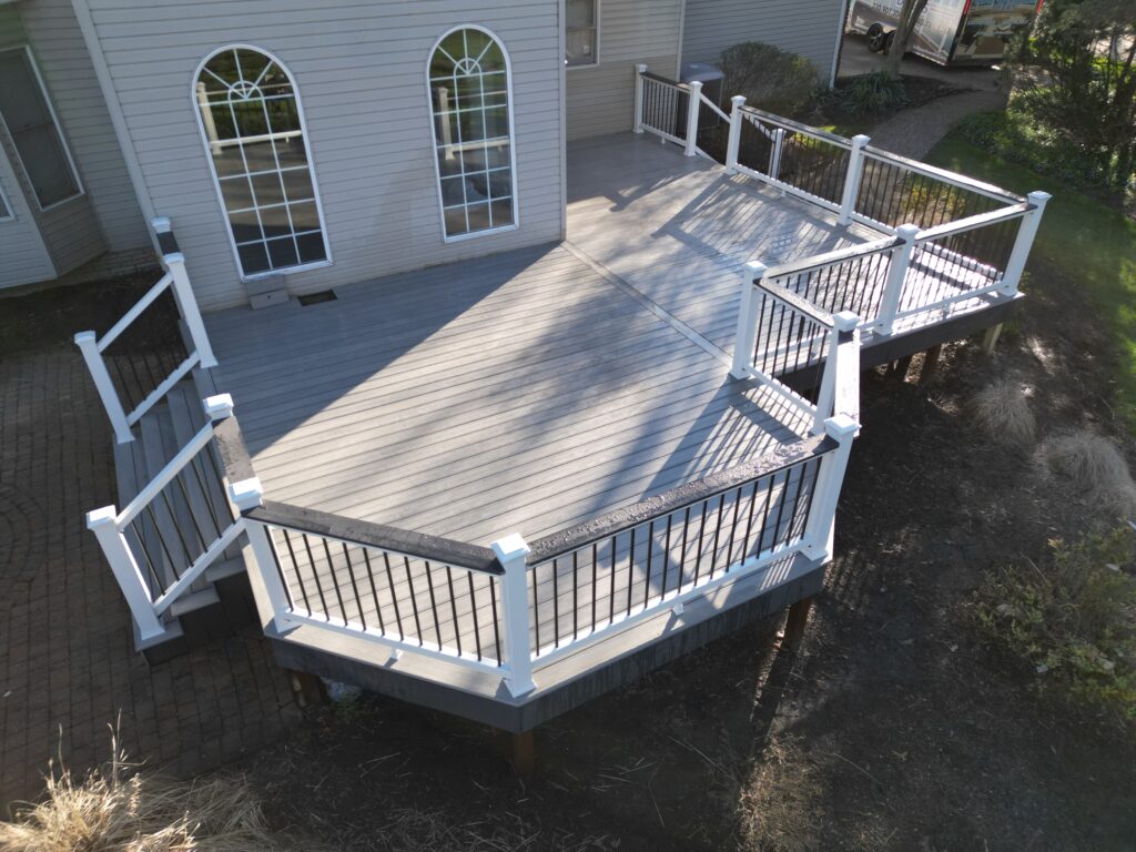 Deckorators Voyage skirting on a DreamDecks build in Uniontown