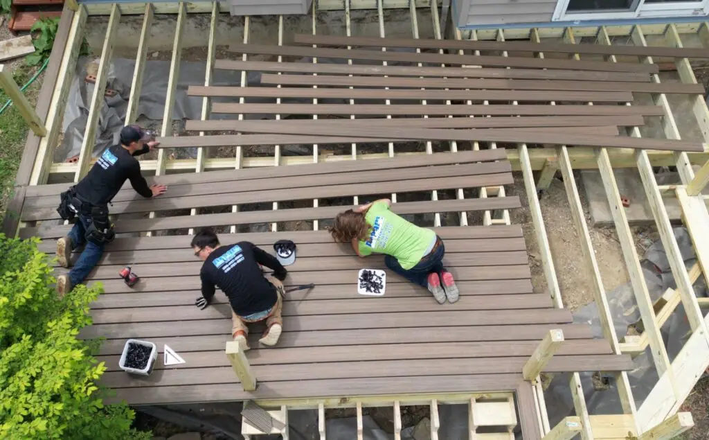 Beautiful outdoor deck with pergola in Beachwood, OH