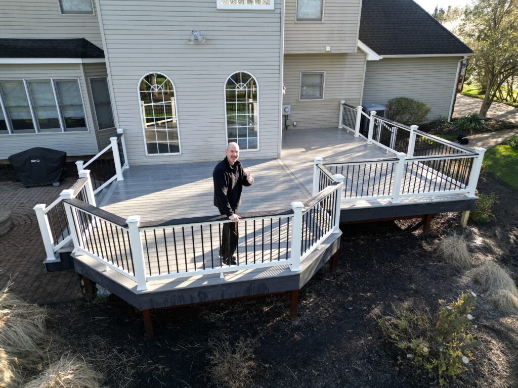 Deckorators Voyage skirting on a DreamDecks build in Uniontown