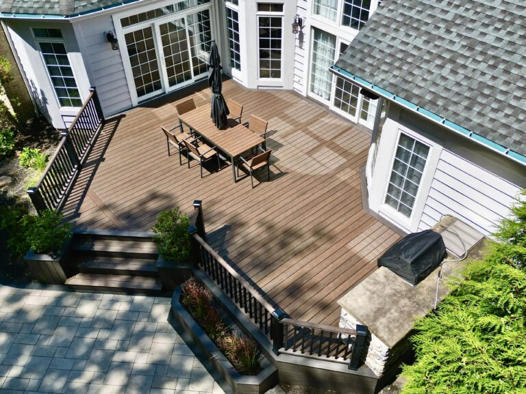 Custom deck built by DreamDecks in Northeast Ohio