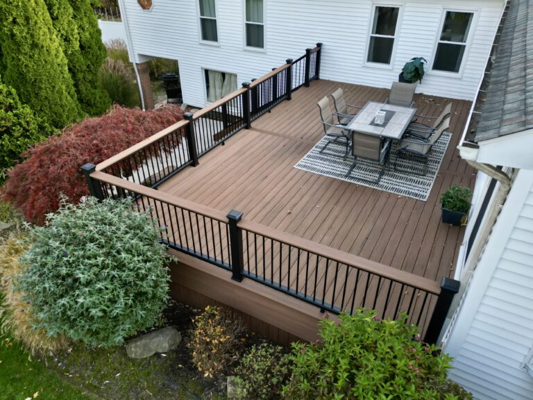 Custom deck built by DreamDecks in Northeast Ohio