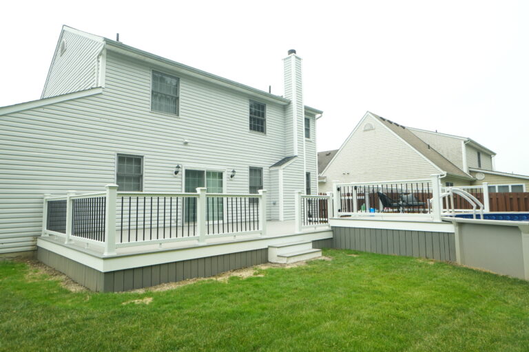 Custom deck built by DreamDecks in Northeast Ohio