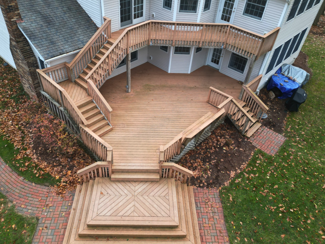 Before — original deck before DreamDecks rebuild