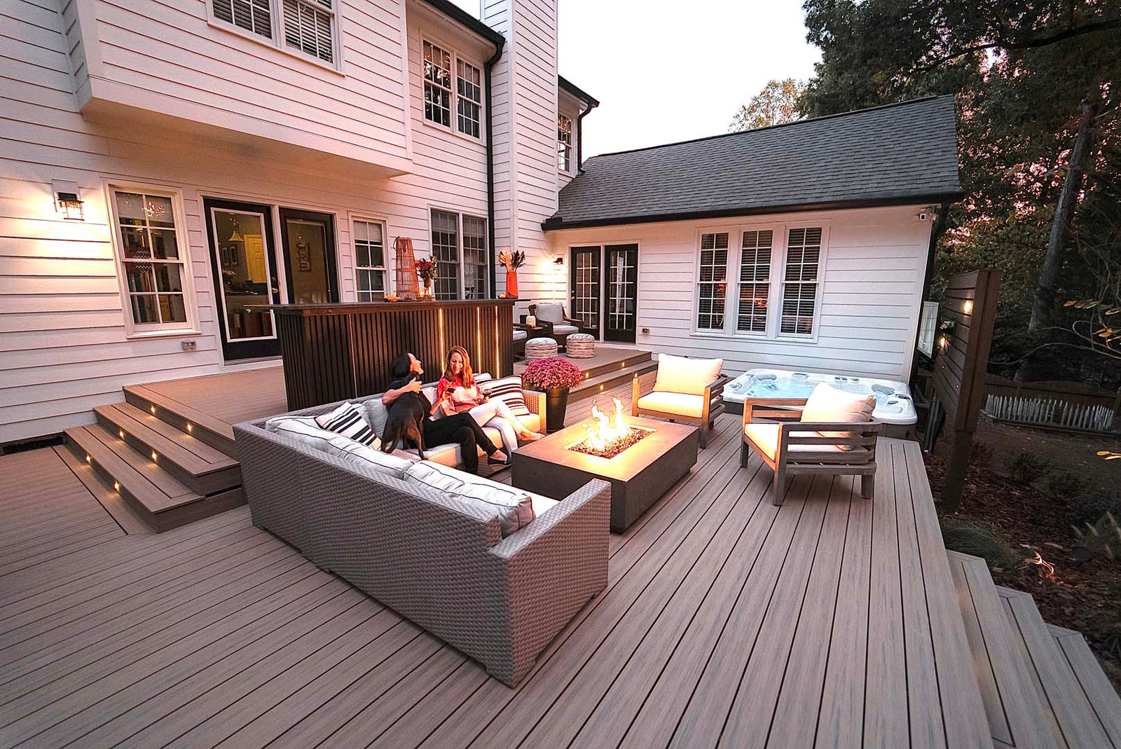 Deckorators Voyage deck installed