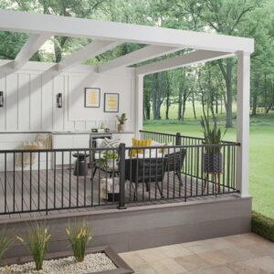 keylink outlook aluminum railing 28 DreamDecks designs and builds architectural-grade outdoor living spaces across Northeast Ohio. From modern decks to full backyard sanctuaries, each project reflects craftsmanship, precision, and timeless luxury. Call 330-907-3040 or visit buildyourDreamDeck.com DreamDecks | Premier Deck Builder & Outdoor Architecture