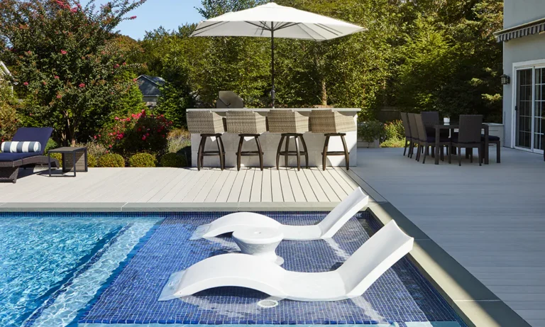 timbertech legacy whitewash cedar deck DreamDecks designs and builds architectural-grade outdoor living spaces across Northeast Ohio. From modern decks to full backyard sanctuaries, each project reflects craftsmanship, precision, and timeless luxury. Call 330-907-3040 or visit buildyourDreamDeck.com DreamDecks | Premier Deck Builder & Outdoor Architecture