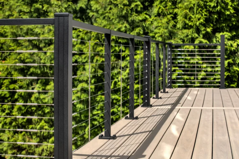 Trex signature x series cable railing installed