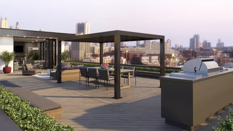 trex trex transcend lineage biscayne rooftop deck DreamDecks designs and builds architectural-grade outdoor living spaces across Northeast Ohio. From modern decks to full backyard sanctuaries, each project reflects craftsmanship, precision, and timeless luxury. Call 330-907-3040 or visit buildyourDreamDeck.com DreamDecks | Premier Deck Builder & Outdoor Architecture