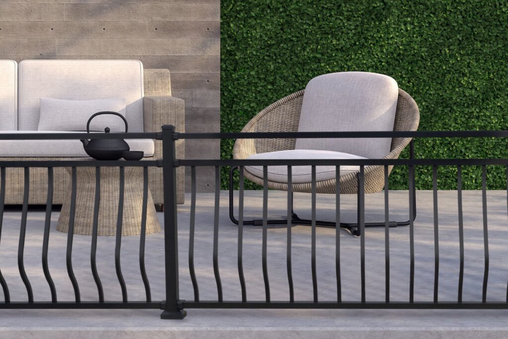 Westbury Montego aluminum railing
