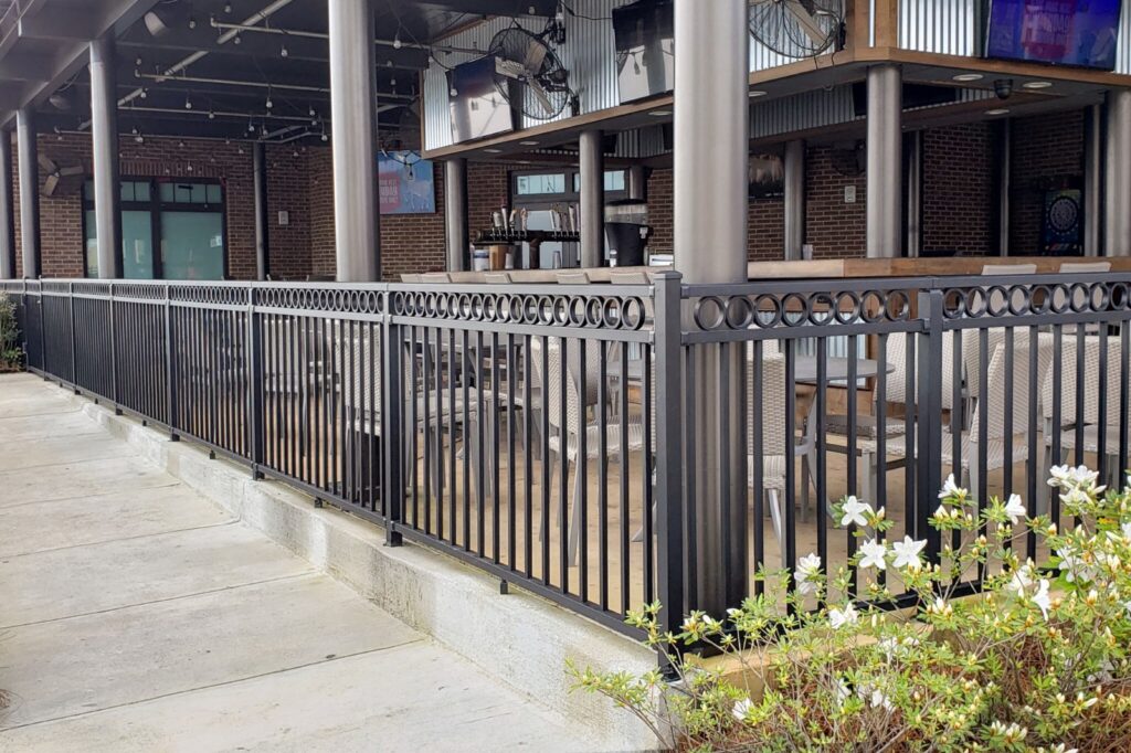Westbury Riviera aluminum railing