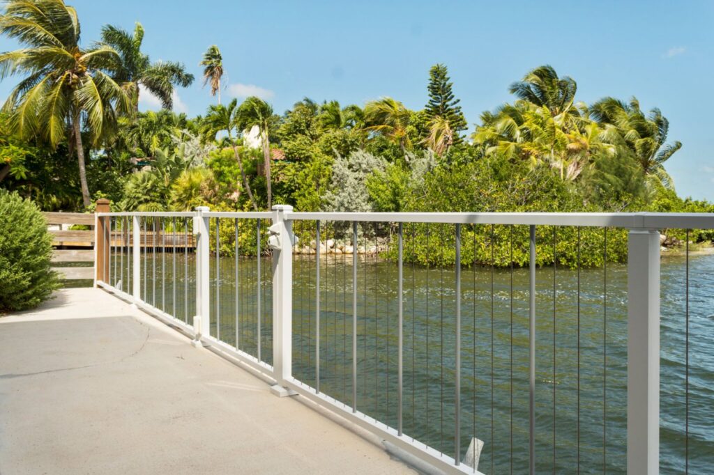 Westbury VertiCable aluminum railing