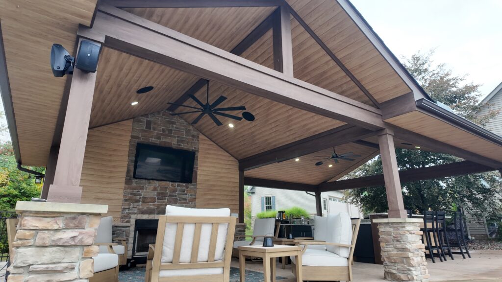 Finished Wadsworth pavilion