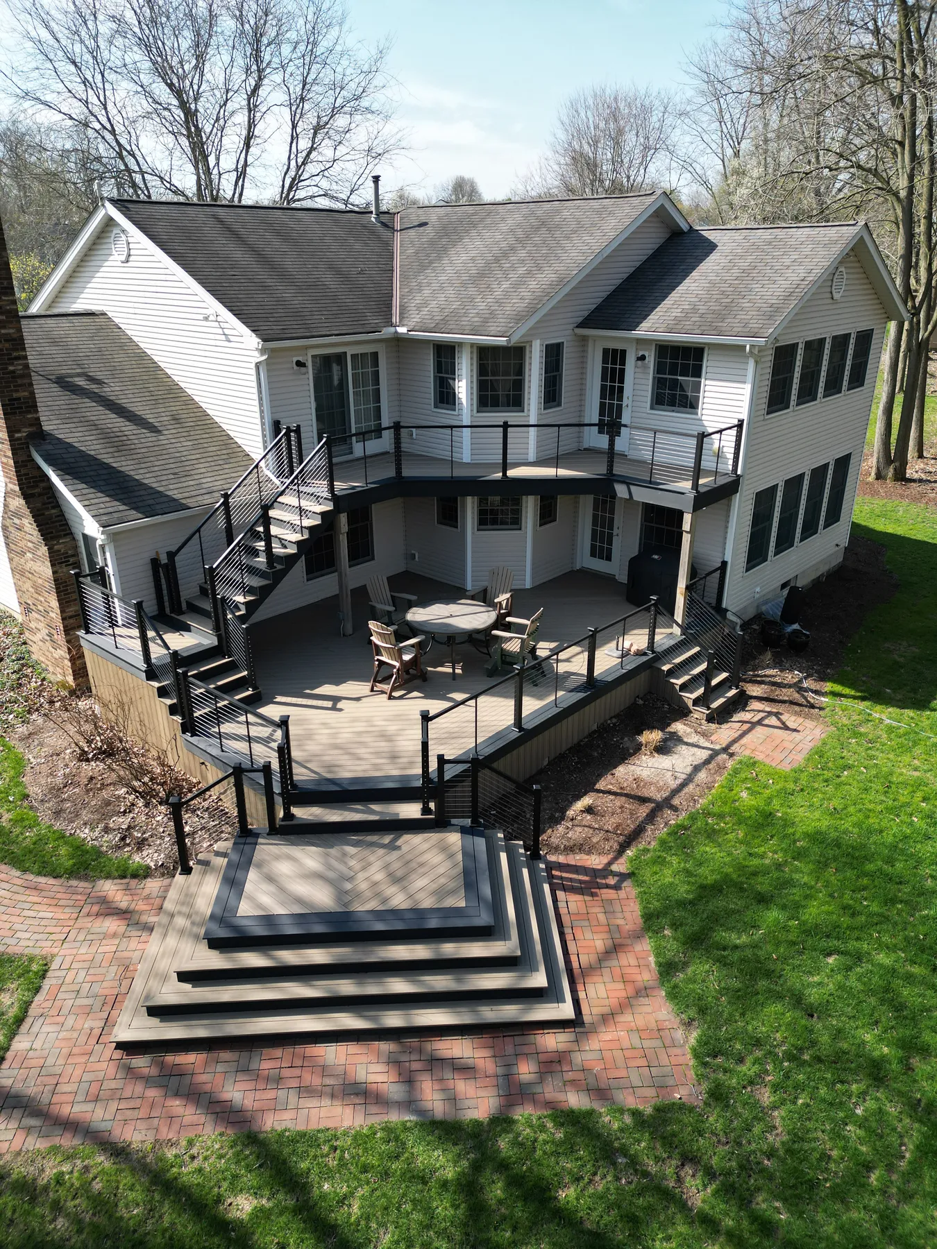 Top down view of the finished Medina deck